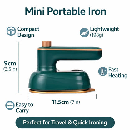 Foldable Travel Mini Iron – Compact Dual Voltage