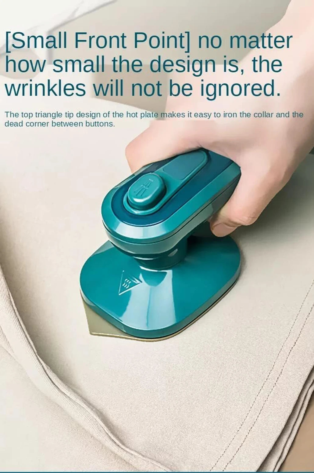 Foldable Travel Mini Iron – Compact Dual Voltage